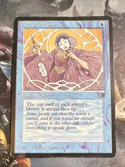 1x Field of Dreams ENGLISH LEGENDS MP MTG Magic The Gathering x1 MKE - Image 1