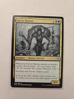 Savvy Hunter - Throne of Eldraine - LP - Uncommon - Creature - Image 1