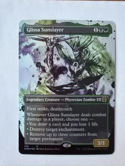 MTG - Glissa Sunslayer Step & Compleat Foil - Phyrexia All will be One #461 - NM - Image 1