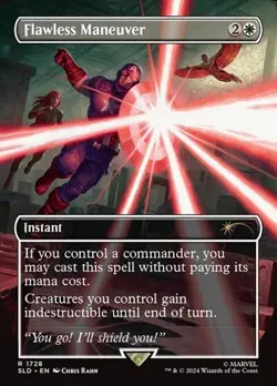 1x Flawless Maneuver - Extended Art NM Eng MTG - Secret Lair Drop - Image 1