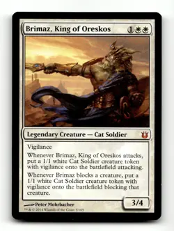 Brimaz, King of Oreskos Born of the Gods #5 Magic the Gathering - Image 1