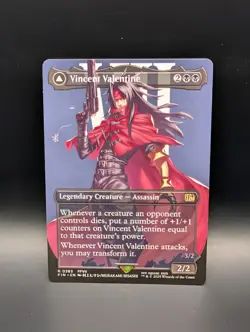 MTG - Vincent Valentine/Galian Beast - BORDERLESS SHOWCASE - FIN #383 - Rare - Image 1