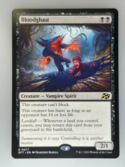 MTG Bloodghast Aetherdrift (DFT) R 77 NM Magic - Image 1