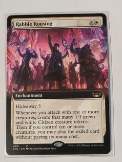 Rabble Rousing - Extended Art Streets of New Capenna NM MTG Magic the Gathering - Image 1