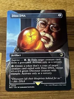 MTG Dino D N A Universes Beyond Artifact Rare Borderless Regular 20 NM - Image 1