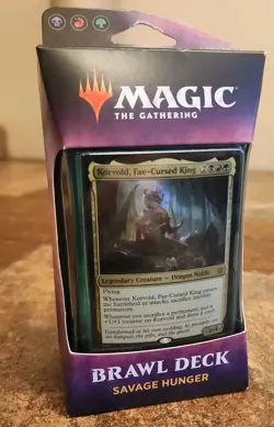 Magic The Gathering: Savage Hunter Brawl Deck - Korvold - Eldraine - Image 1