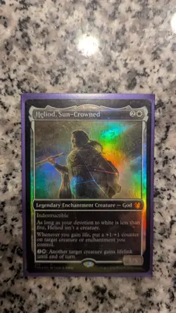 Magic: The Gathering Heliod Sun-Crowned Showcase Foil Mythic Theros Card - Image 1