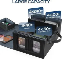 Trading Card Storage Box for MTG, MTG commander deck box，Multi-purpose Deck C... - Image 3