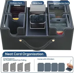 Trading Card Storage Box for MTG, MTG commander deck box，Multi-purpose Deck C... - Image 5