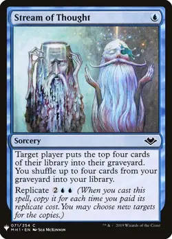 [MTG] Stream of Thought (MH1-71) (PLST) LP-HP - Image 1