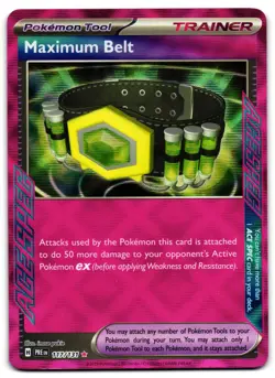 Maximum Belt 117/131 - Prismatic Evolutions ACE SPEC Rare Pokemon TCG - LP Card - Image 1
