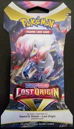 Pokemon TCG Sleeved Sword & Shield Lost Origin Booster Pack (Factory Sealed) - Image 1