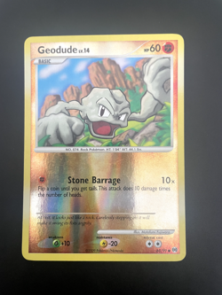 Geodude - 65/99 - Common - Reverse Holo LP English Pokemon Arceus - Image 1