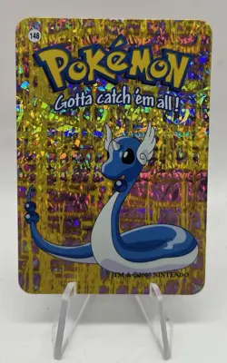 Pokemon TCG Dragonair 148 Pokemon Vending Prism Sticker Foil LP Cracked Ice - Image 1