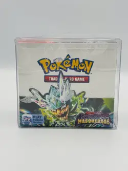 Pokemon TCG: S&V Twilight Masquerade Booster Box New & Sealed W/ Acrylic Case - Image 1