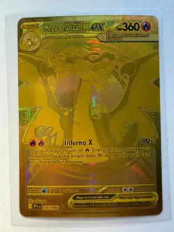 Pokemon Mega Charizard X ex 130/094 Me02: Phantasmal Flames Holo NM - Image 1