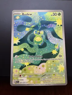 Pokemon Budew 221/217 IR | Pokemon TCG: Ascended Heroes English Near Mint - Image 1