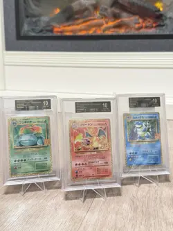 2021 Pokemon 25th Anniversary Japanese Celebrations- BGS BLACK LABEL - Charizard - Image 1