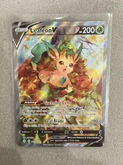 Leafeon V 167/203 Alt art Evolving Skies Pokemon TCG 2021 - Mint Condition NM - Image 1