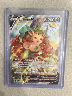 Leafeon V 167/203 Alt art Evolving Skies Pokemon TCG 2021 - Mint Condition NM - Image 3