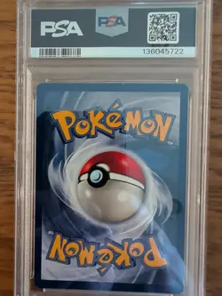 Moltres Holo Pokemon TCG 12/62 Fossil 1999 PSA 7 - Image 2