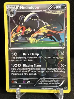 Houndoom 56/101 - Reverse Holo - Plasma Blast - Pokemon TCG - Image 1