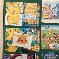 Pokemon Prism Vending Machine Stickers Lot Pocket Monsters On A Binder - Image 4