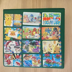 Pokemon Prism Vending Machine Stickers Lot Pocket Monsters On A Binder - Image 5