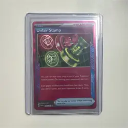Pokemon Unfair Stamp 165/167 Ace SPEC (Twilight Masquerade) - Image 1