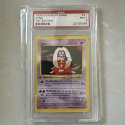 1999 POKEMON BASE SET 1ST EDITION #31 JYNX PSA 9 - Image 1