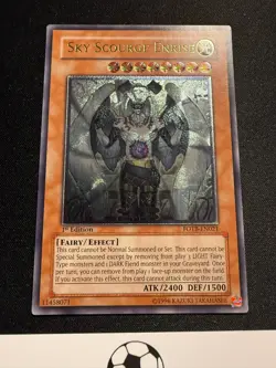 Sky Scourge Enrise - Ultimate Rare 1st Edition FOTB-EN021 - LP - YuGiOh - Image 2