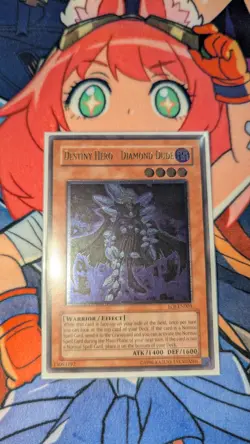 YuGiOh! | Destiny HERO - Diamond Dude | EOJ-EN003 Ultimate Rare | LP - Image 2