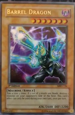 Barrel Dragon MRD-126 Ultra Rare 1st Edition Yugioh NM - Image 1
