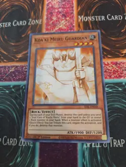 Yugioh Koa'ki Meiru Guardian SESL-EN048 Super Rare 1st Edition Near Mint - Image 1