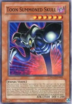 Toon Summoned Skull - DLG1-EN065 - Common - Unlimited Edition - Damaged - Image 1