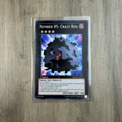 Yugioh Number 85: Crazy Box NUMH-EN033 Super Rare 1st Edition NM - Image 1