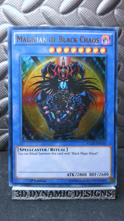 | Yugioh Magician of Black Chaos YGLD-ENC01 1st Edition Ultra Rare NM- 🔥 | - Image 1