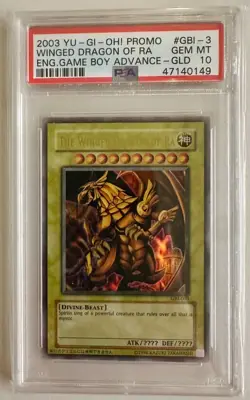 Yu-Gi-Oh! Winged Dragon Of Ra GBI-003 Gold God PSA 10 Gem Mint - Image 1