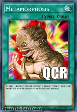 YUGIOH RA04-EN123 Metamorphosis Quarter Century Secret Rare 1st Edition NM - Image 1