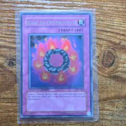 Konami Yu-Gi-Oh! Ring of Destruction IOC-SE3 Ultra Rare Trap Limited Edition - Image 1