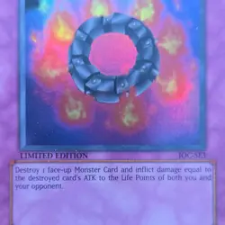 Konami Yu-Gi-Oh! Ring of Destruction IOC-SE3 Ultra Rare Trap Limited Edition - Image 2