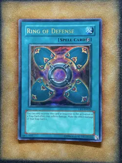 Yugioh Ring of Defense DP2-EN026 Ultra Rare LP - Image 1