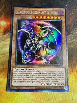 Yugioh! Chaos Emperor Dragon - Envoy of the End (CR) TOCH-EN030 - UNLIMITED - NM - Image 3