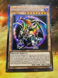 Yugioh! Chaos Emperor Dragon - Envoy of the End (CR) TOCH-EN030 - UNLIMITED - NM - Image 5