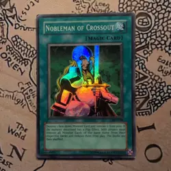 YUGIOH Super Rare Nobleman Of Crossout PSV-E034 PLAYED - Image 1