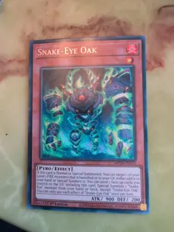 Yugioh Snake-Eye Oak MP24-EN111 1st edition Prismatic Secret Rare - Image 1