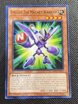 YuGiOh! - Epsilon The Magnet Warrior MP23-EN014 Rare 1st Edition Near Mint - Image 1