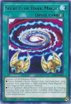 Yugioh! Secrets of Dark Magic - LED6-EN004 - Rare - 1st Edition Near Mint, Engli - Image 1