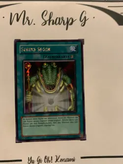 SEBEKS SEGEN - PCJ-DE002 DEUTSCH Yu-Gi-OH! CARD SECRET RARE HOLO KONAMI TCG *PV - Image 3
