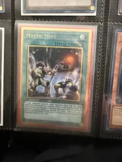 Yugioh Mystic Mine MGED-EN047 Gold Rare 1st Ed LP - Image 1